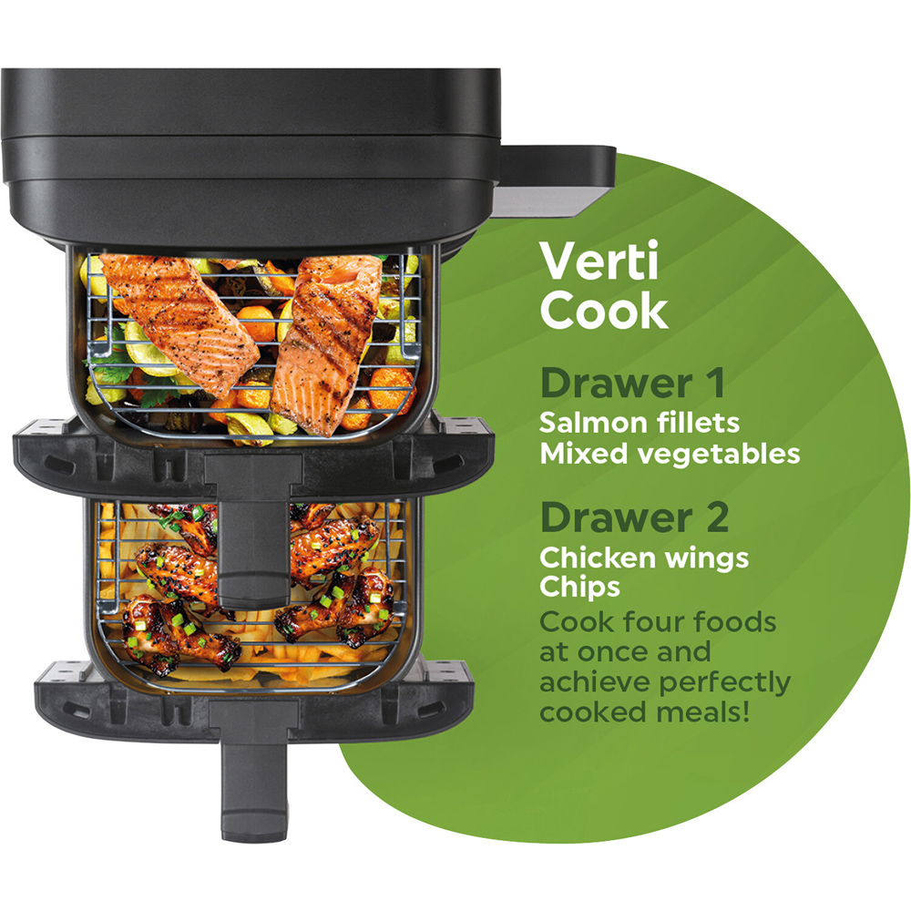 Salter VertiCook Ultra Air Fryer Black Image 8