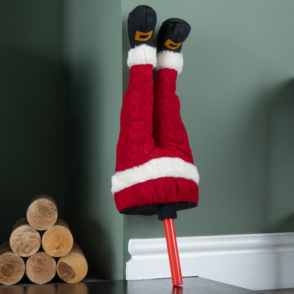 Samuel Alexander Soft Animated Santa Kicking Legs Christmas Decoration 55cm Image 2
