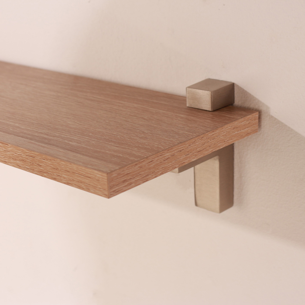 Core Products Lavant Oak Slim Shelf with L Shape Bracket 60cm Image 4
