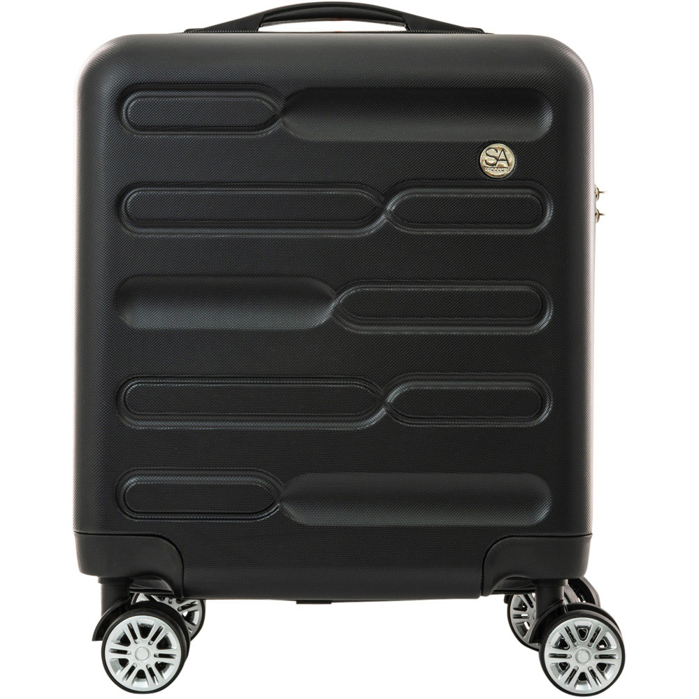 SA Products Black Carry On Cabin Suitcase 45cm Image 3