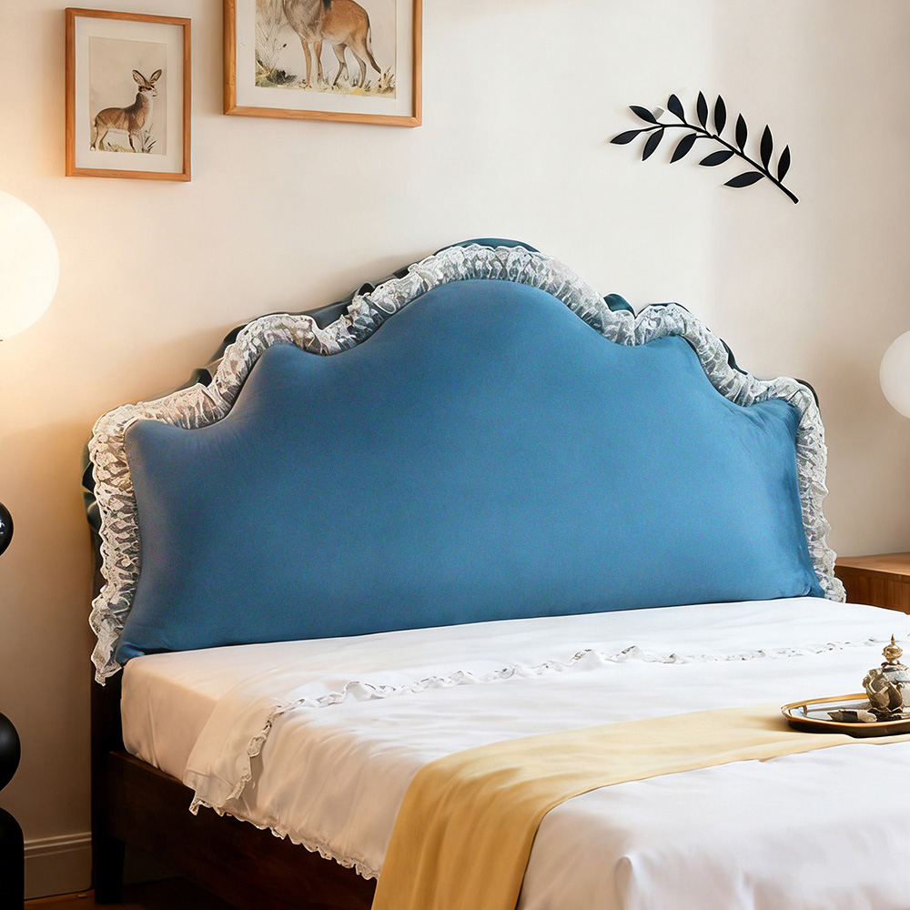 Living and Home Blue Cloud Shaped Soft Headboard Pillow 75 x 180cm Image 2