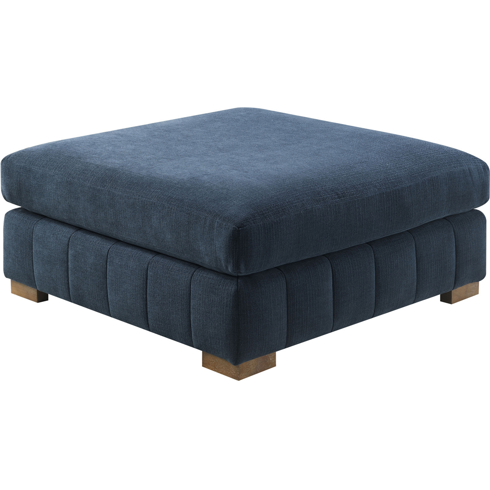 Arden Corner Sofa with Footstool Navy Image 4
