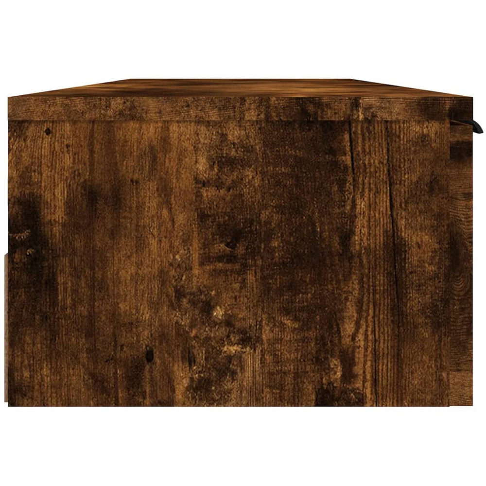 vidaXL 3 Drawer Smoked Oak Wooden Wall Cabinet Image 7