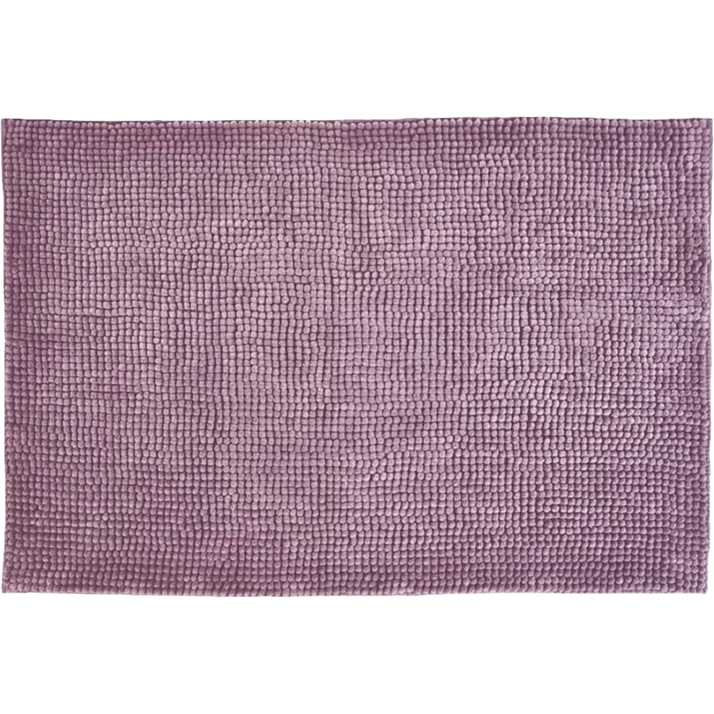 Allure Bath Fashions Heather Chenille Microfibre Supersoft Non-Slip Bobble Bath Mat 50 x 80cm Image 1