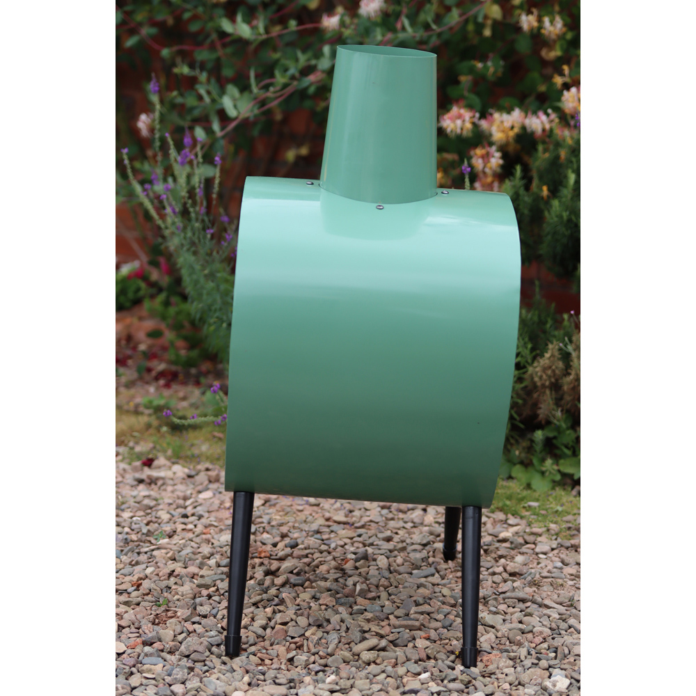 Gardeco Stella Extra Large Mid Century Retro Design Lichen Chimenea Image 4