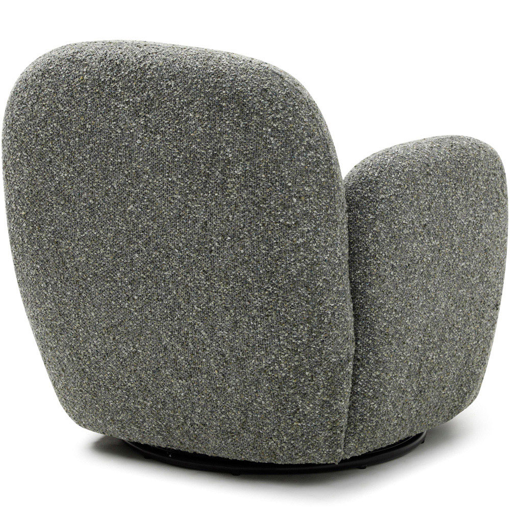 Mabel Olive Boucle Swivel Armchair Image 5