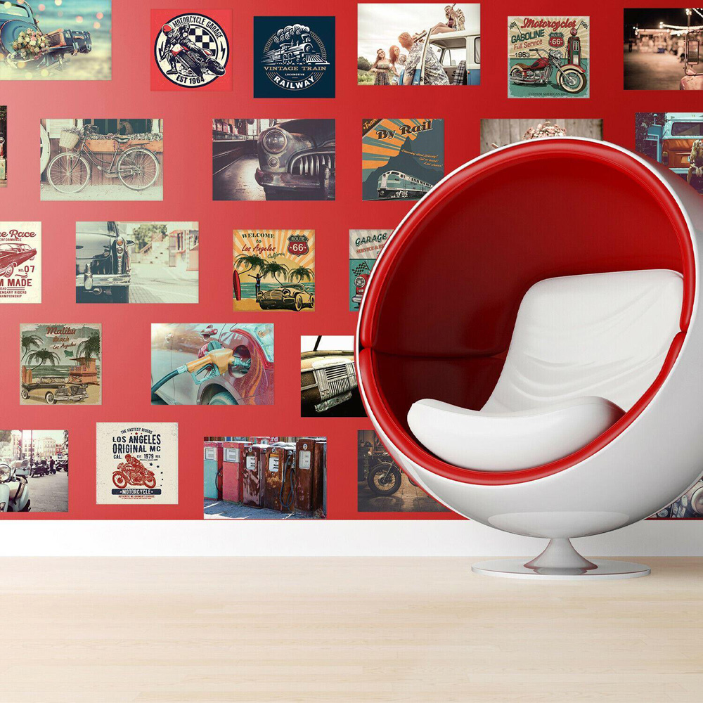 Walplus Vintage Inspired Artistic Collage Print Wall Mural 150 x 120cm Image 5