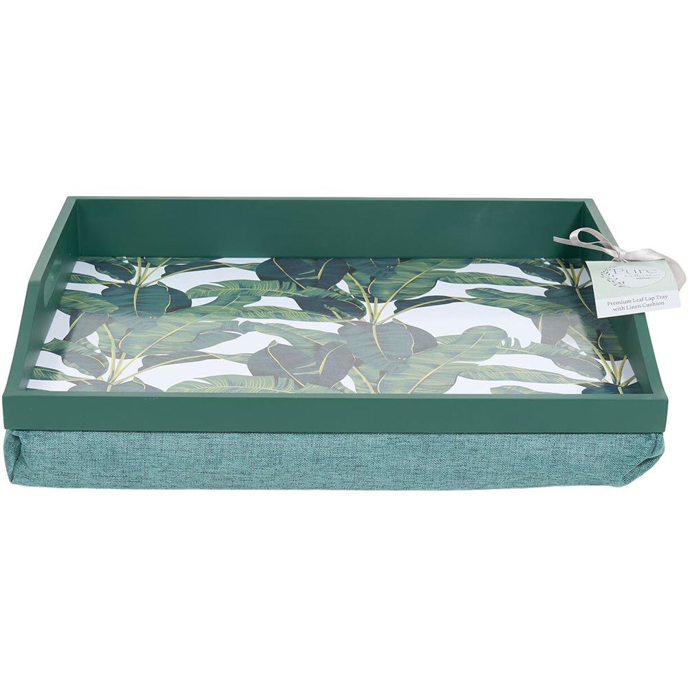 Premium Leaf Lap Tray Green Image 3