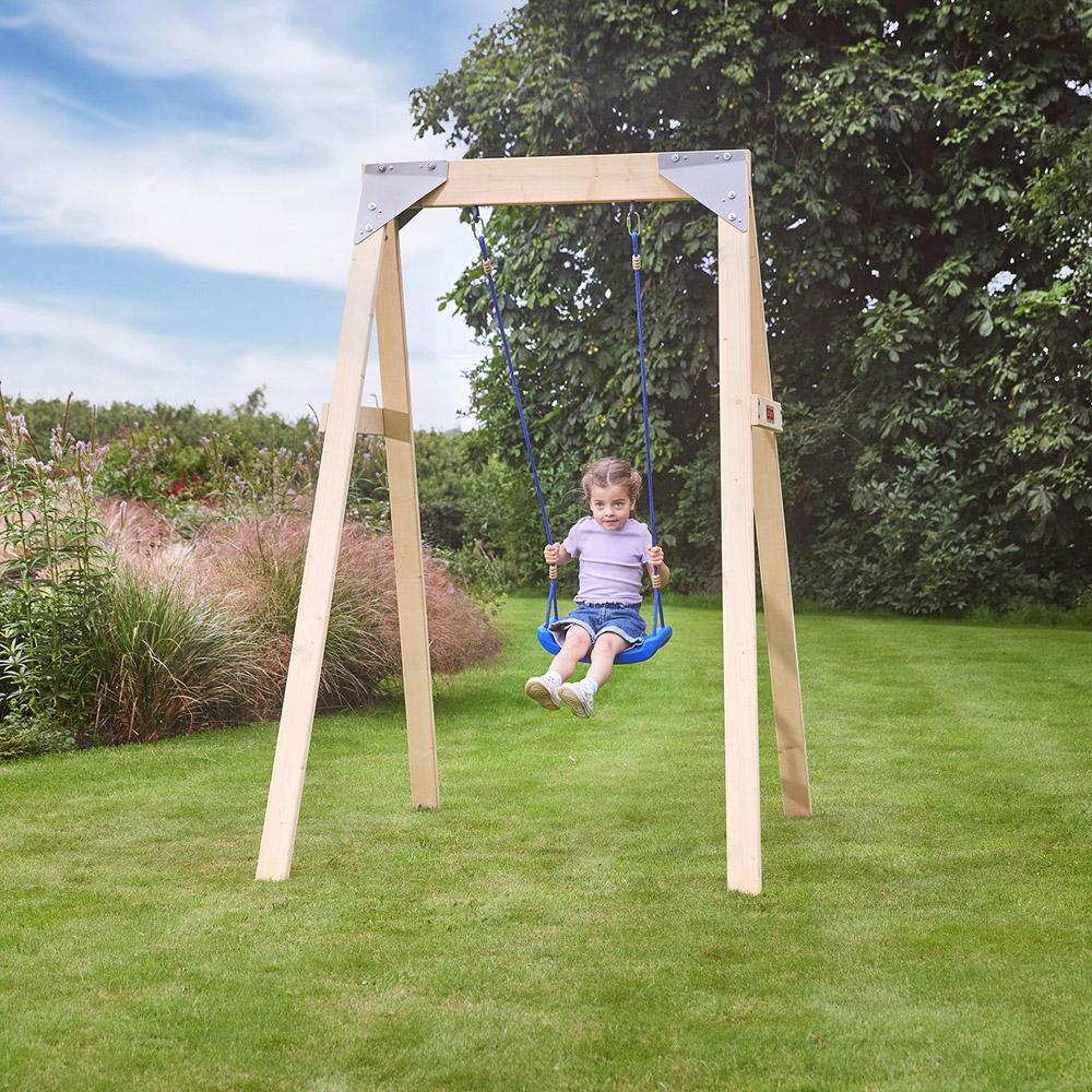 Sportspower Kids Wooden Single Swing Playset Image 5
