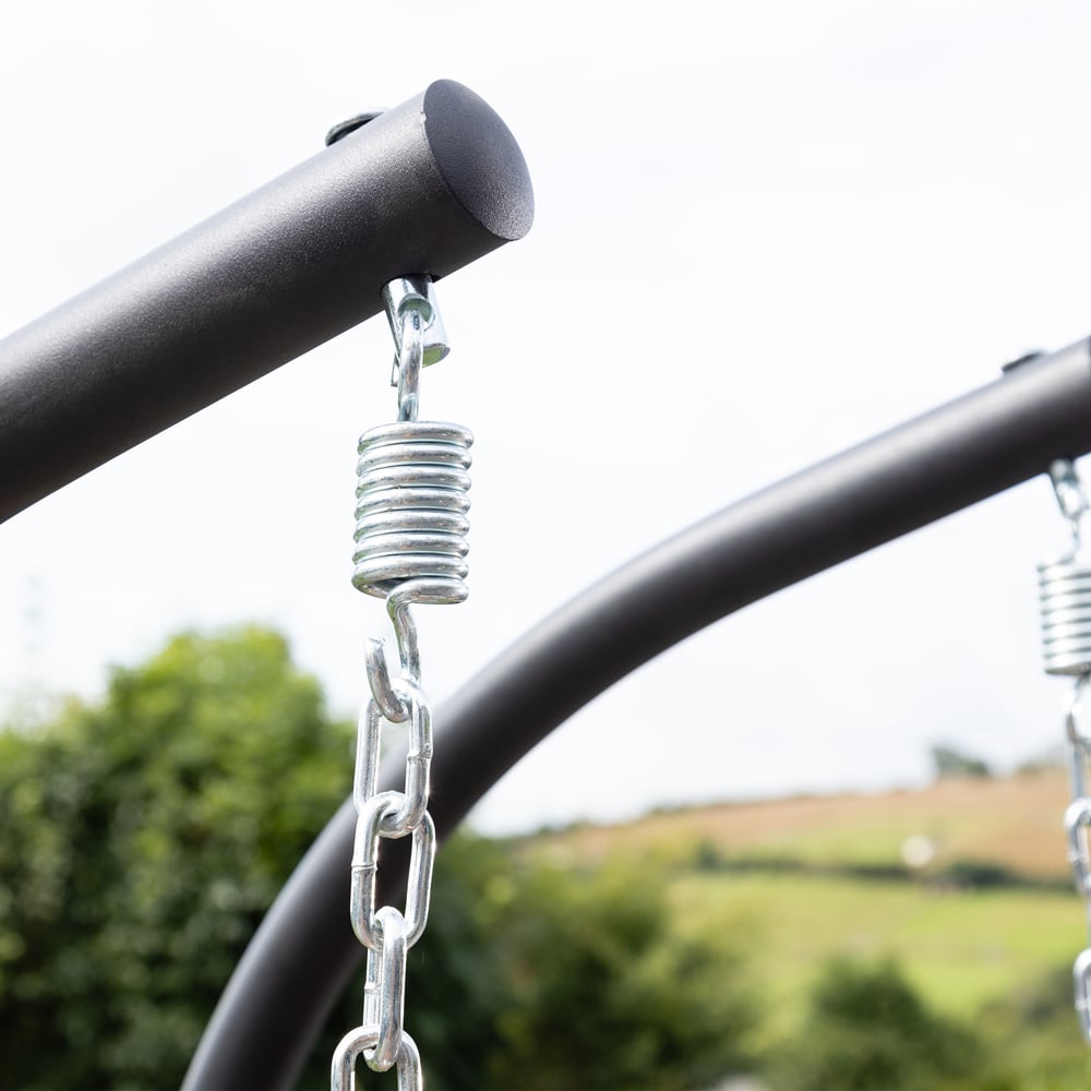 Artemis Home Beauchamp 2 Seater Brown Swing Chair Image 5