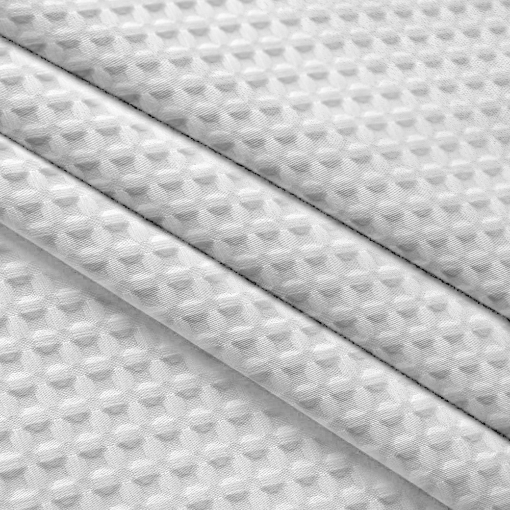 Velosso Waffle White Blackout Curtains 137 x 116cm Image 6