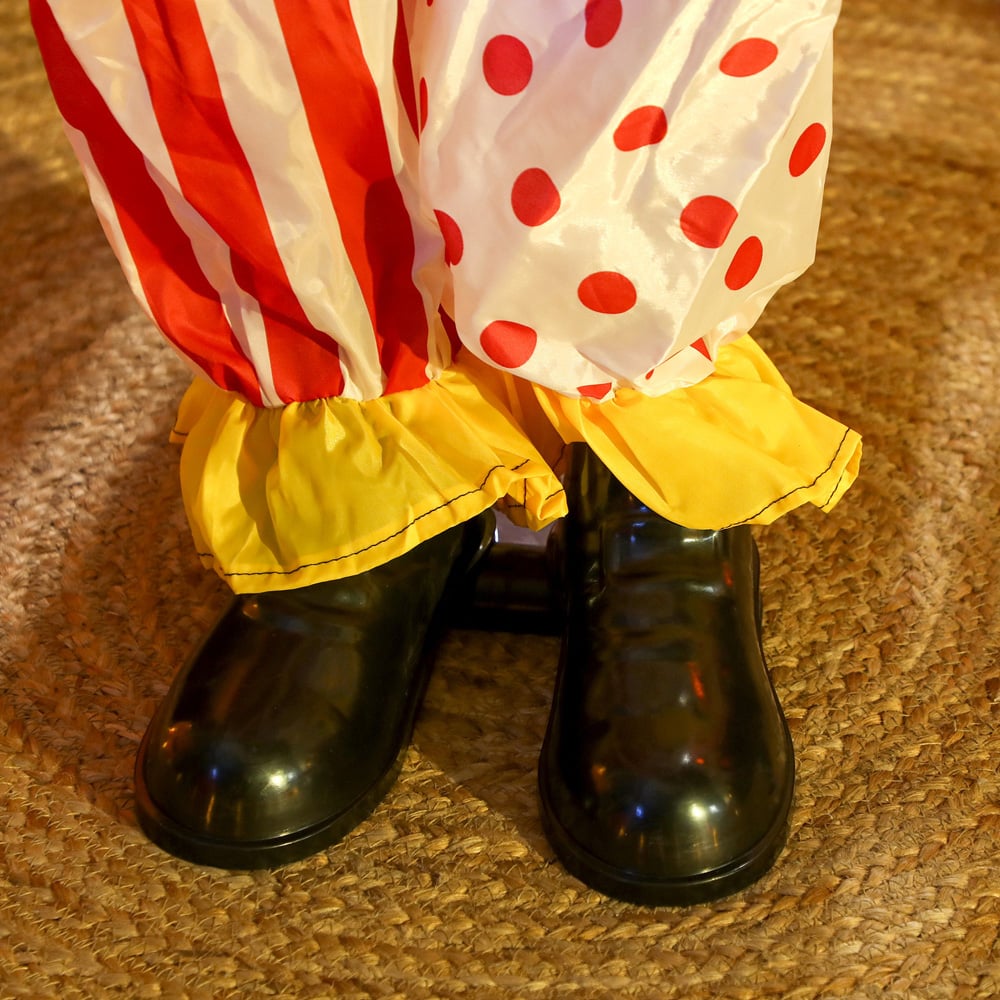Outsunny Sound Activated Stackable Animatronics Clowns Halloween Decoration Image 3
