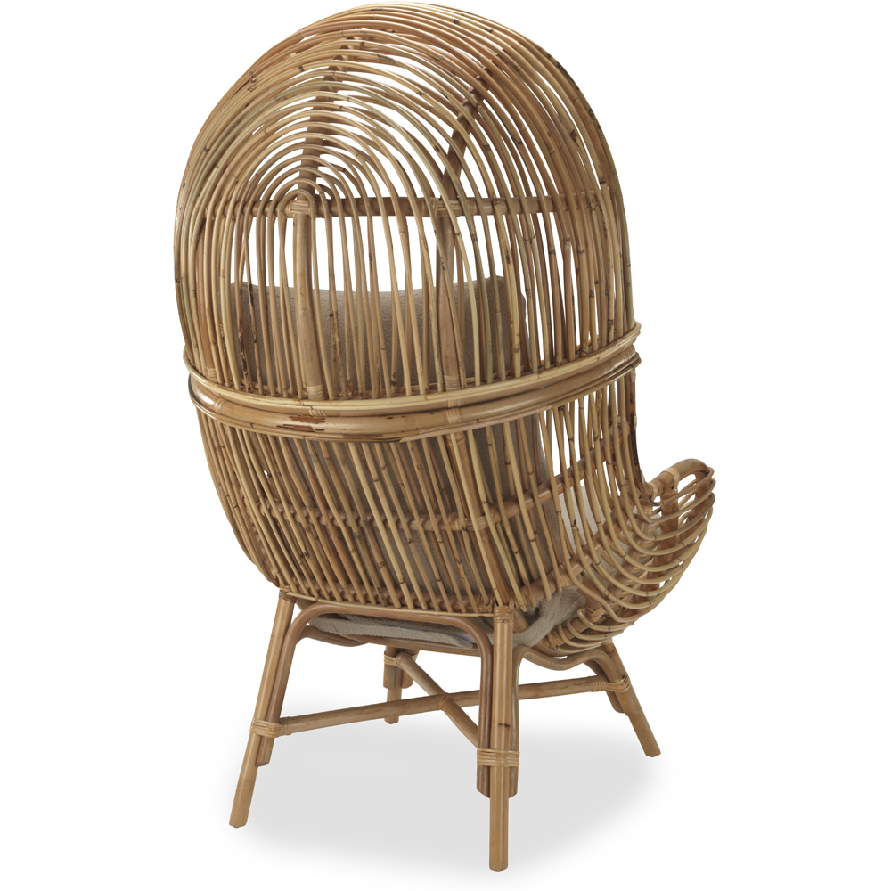 Desser Rattan Loft Egg Chair with Jasper Cushion Image 3