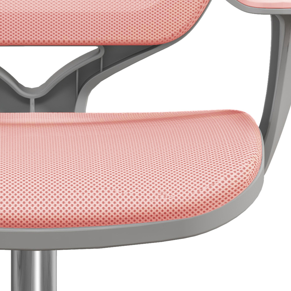 Portland Pink Swivel Office Chair with Security Wheels Image 4