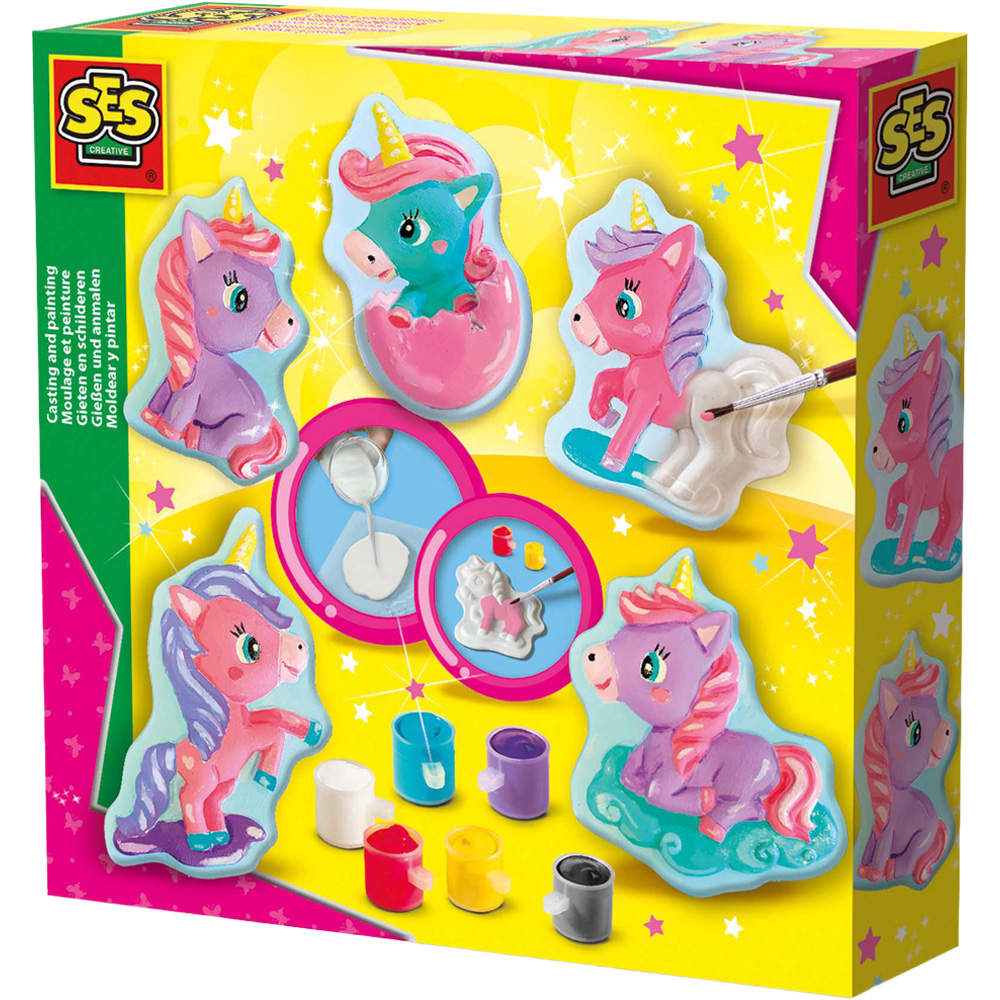 SES Creative Casting and Painting Baby Unicorns Set Image 1