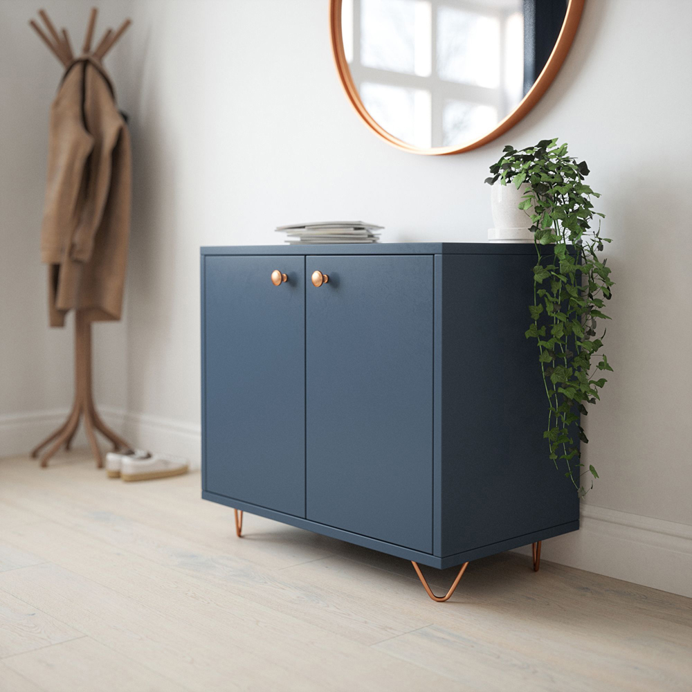 Rothley Polished Copper 2 Pin Hairpin Leg 100mm 4 Pack Image 2