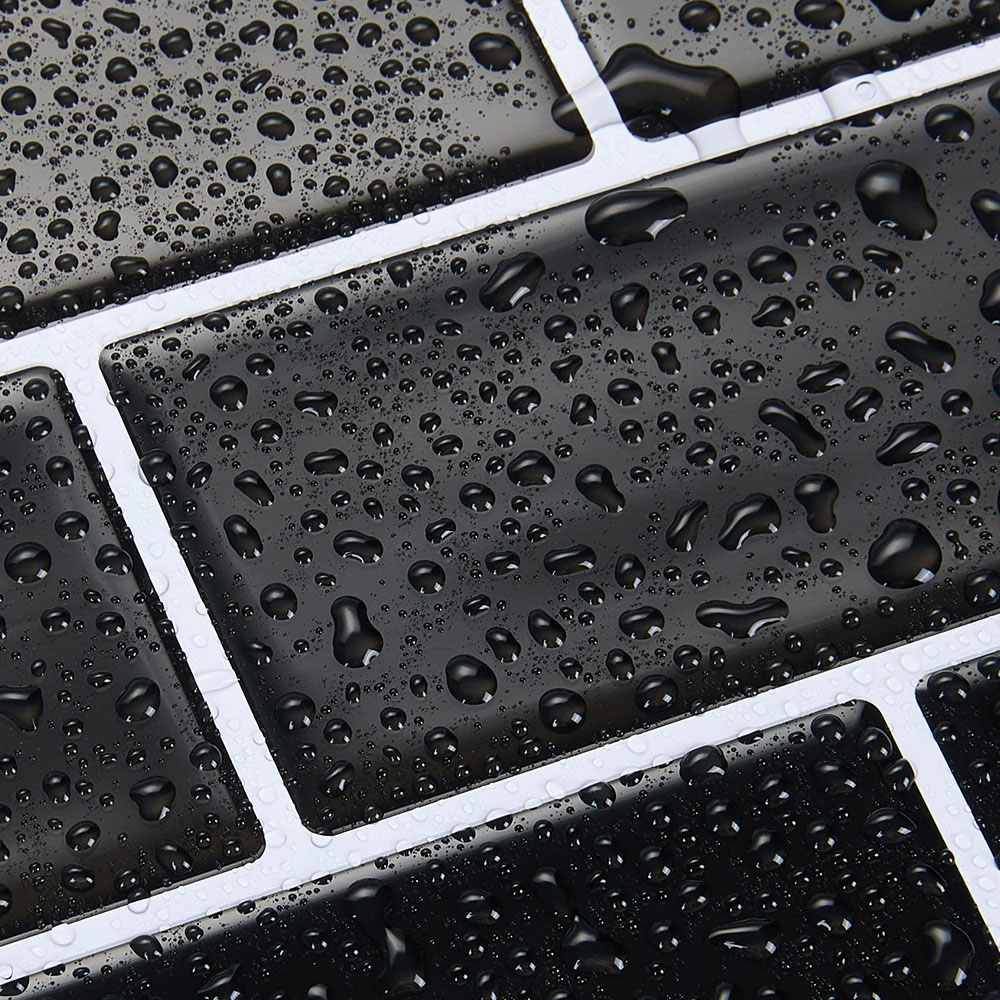 Living and Home Black Lattice Peel and Stick Wallpaper Tile 30 x 30cm 10 Pack Image 5