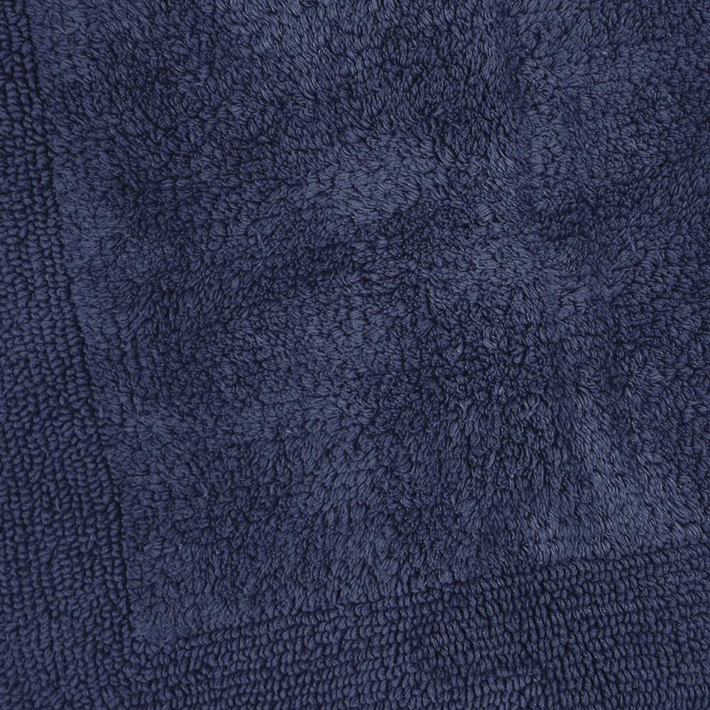 Allure Bath Fashions Elegance Navy Reversible Square Bath Mat 55 x 55cm Image 4
