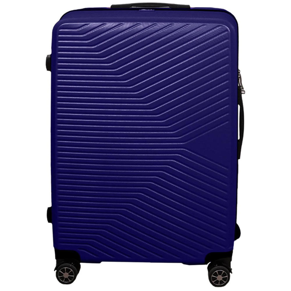 Alivio Set of 3 Navy Blue Lightweight Hard Shell ABS Suitcase Set Image 2