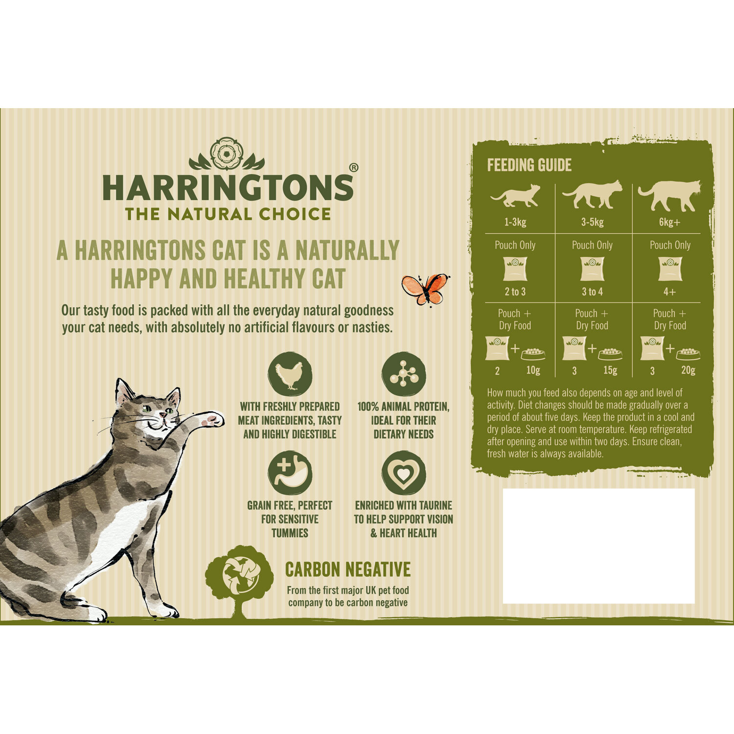 Harringtons Meaty Selection in Gravy Wet Cat Food 12 x 85g Image 2