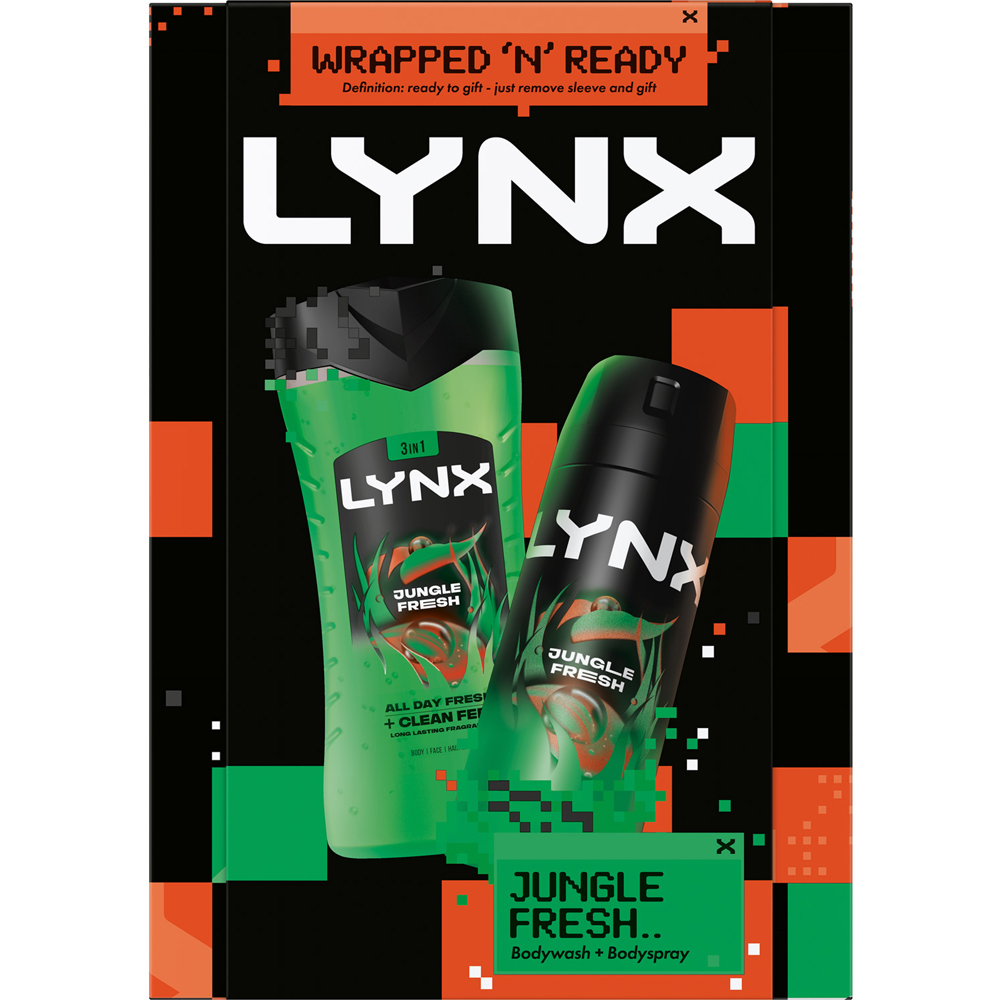 Lynx Duo Jungle Fresh Body Gift Set Image 2