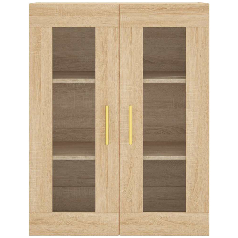 vidaXL 2 Door 3 Shelf Sonoma Oak Wall Mounted Cabinet Image 7