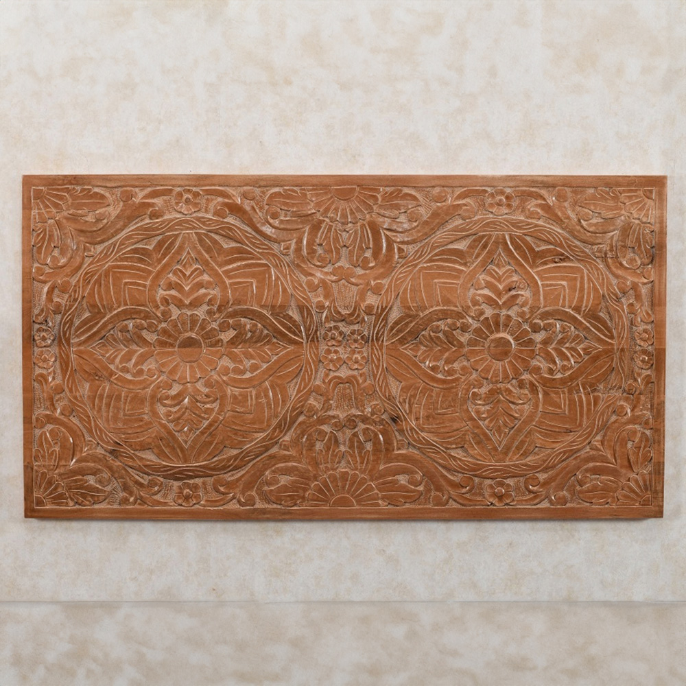 Brooklyn Adair Mango Wood Bedframe Headboard Image 1