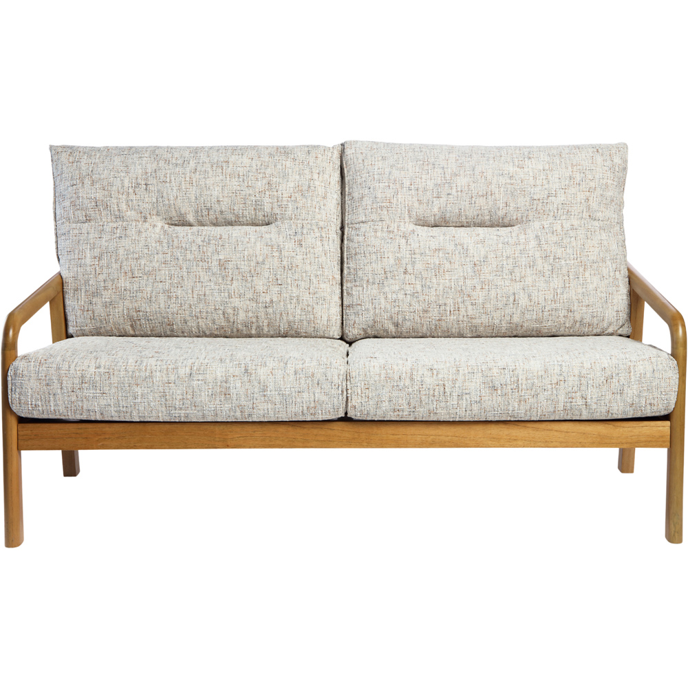 Desser Dubai 3 Seater Light Oak Natural Rattan Farrow Sofa Image 3