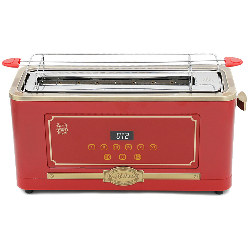 Kaiser Empire Vintage Bordeaux Red Electric Toaster Image 5