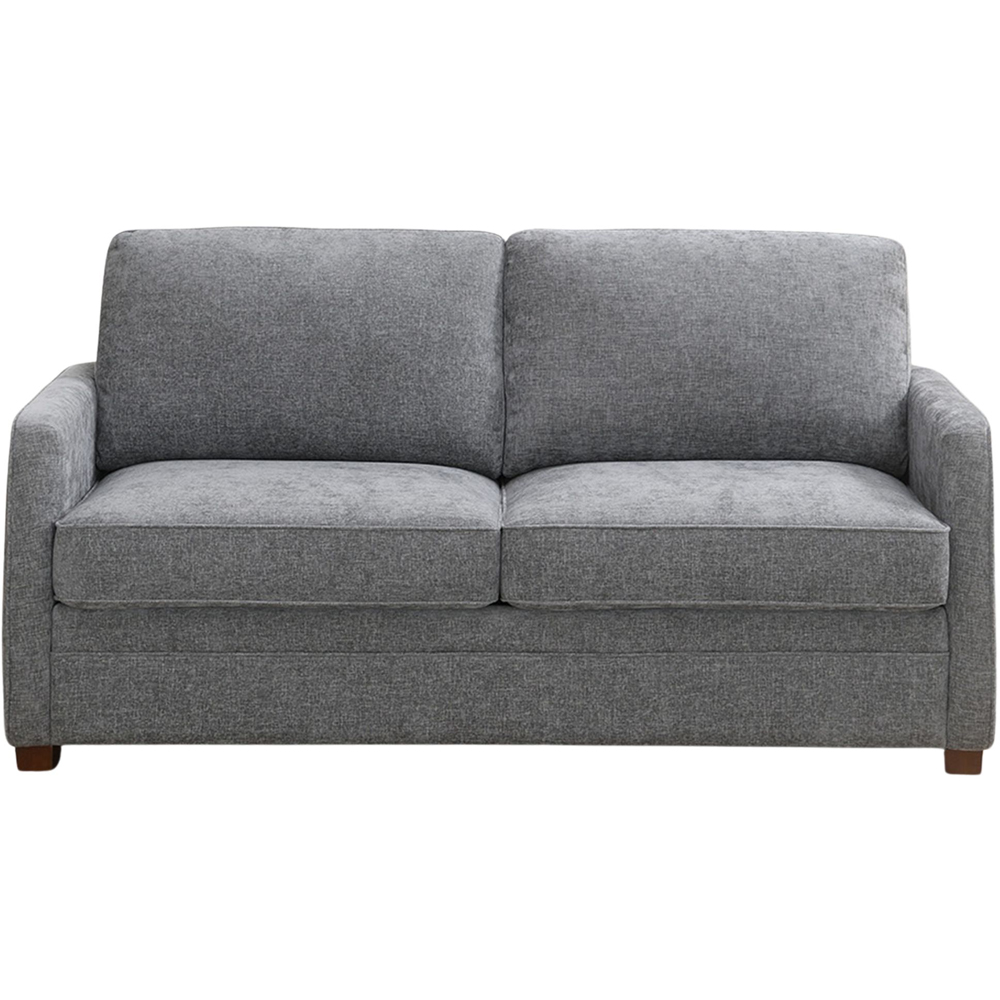 Canarsie 2 Seater Grey Full Foam Sofa Bed Image 2
