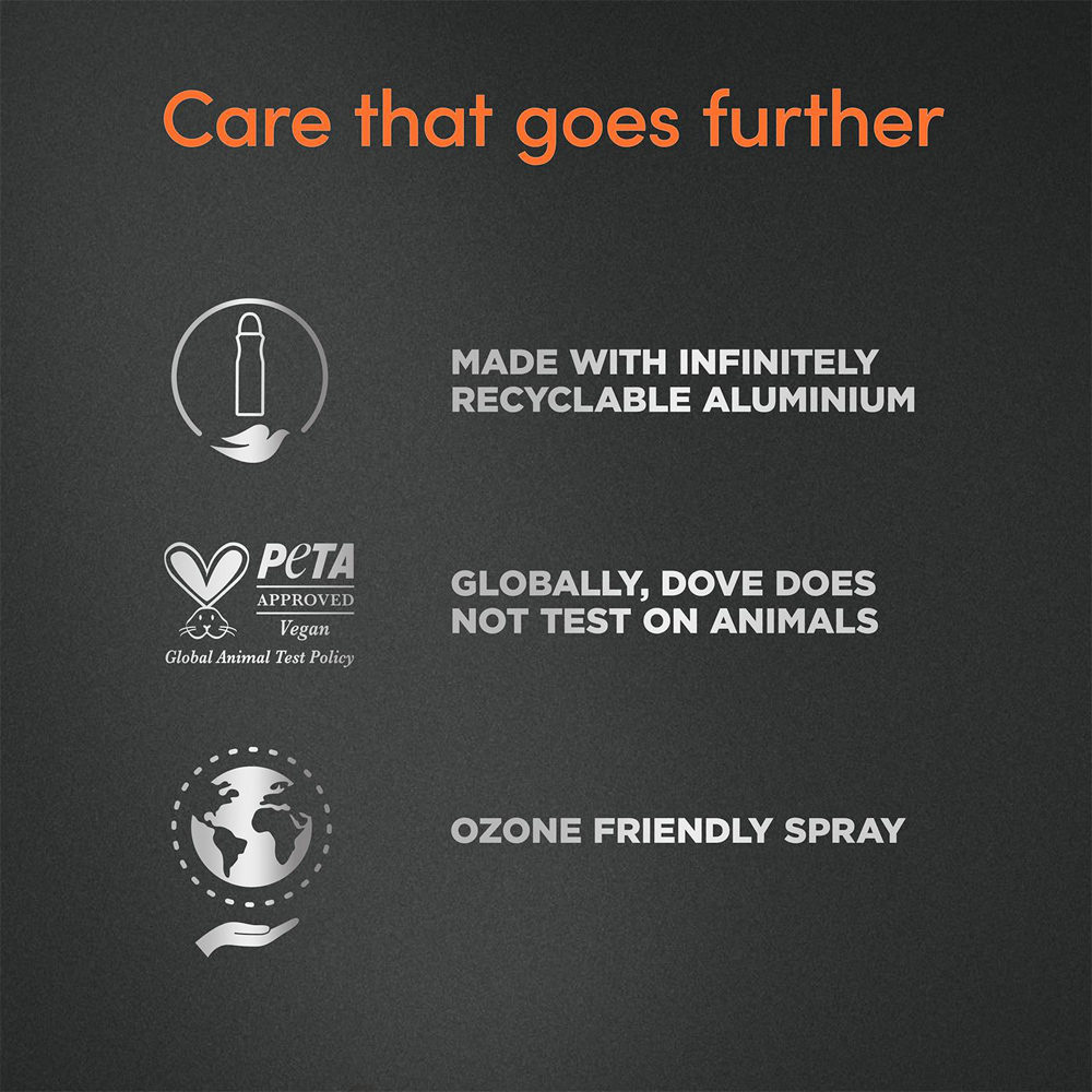 Dove Men+Care Advanced Odour Defence Antibacterial Anti-Perspirant Aerosol 200ml 12 Pack Image 8