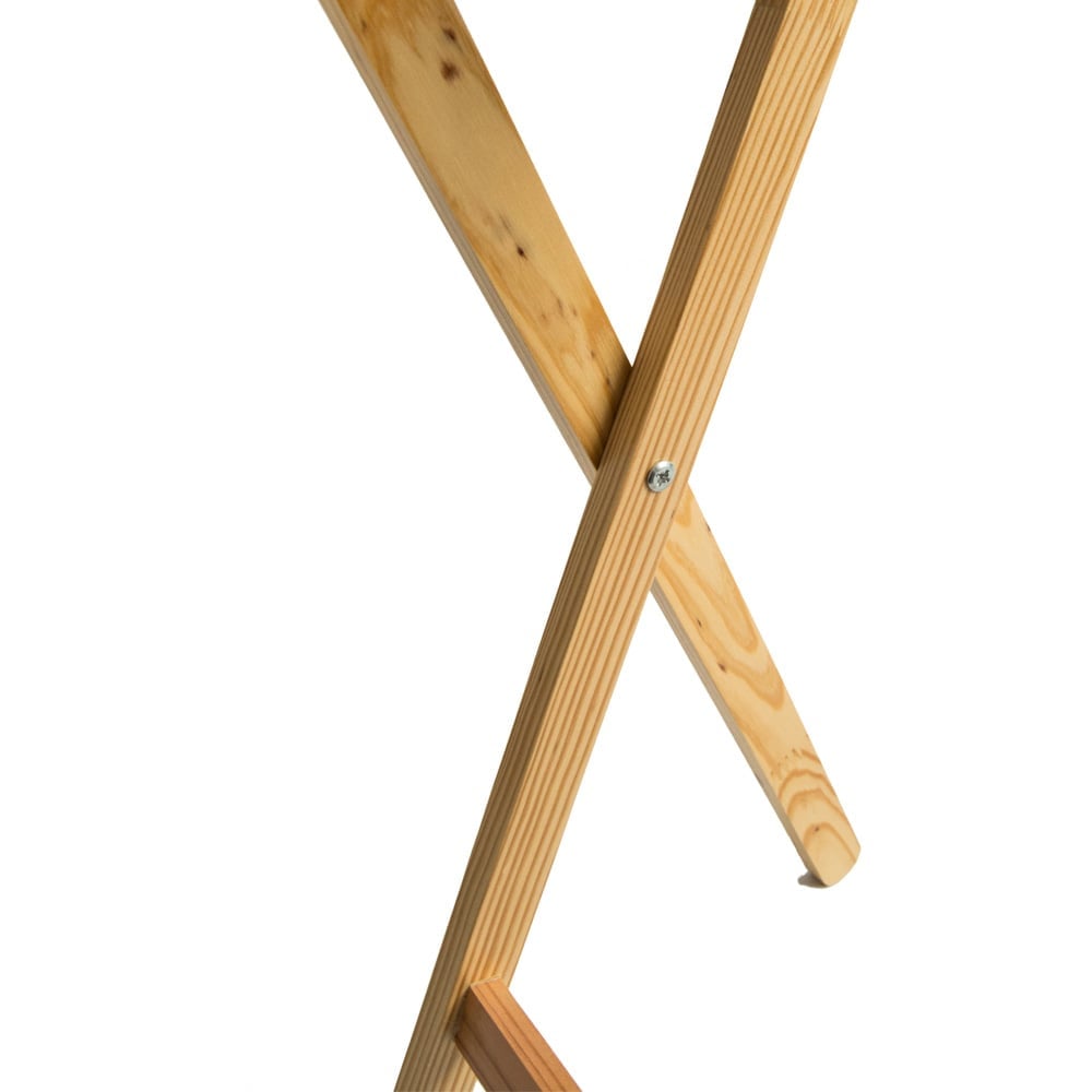 Home Vida Folding Snack Table Natural Pine Image 5