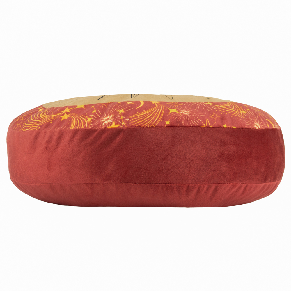 Furn Ethereal Sun Gold Dust and Rust Velvet Round Cushion Image 5