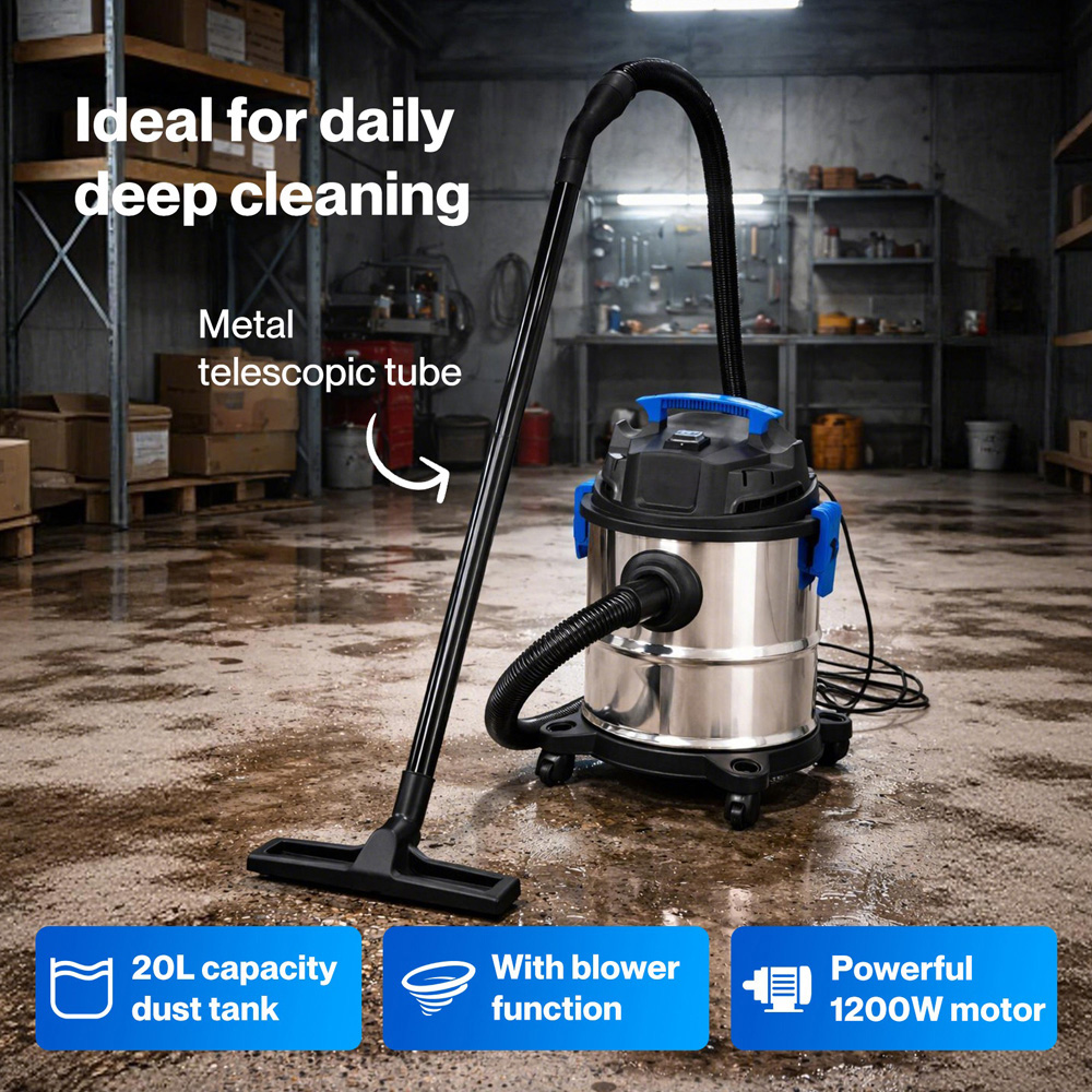 Spector RB1025-SL-UK Wet and Dry Vacuum Cleaner with Accessories 1200W Image 3