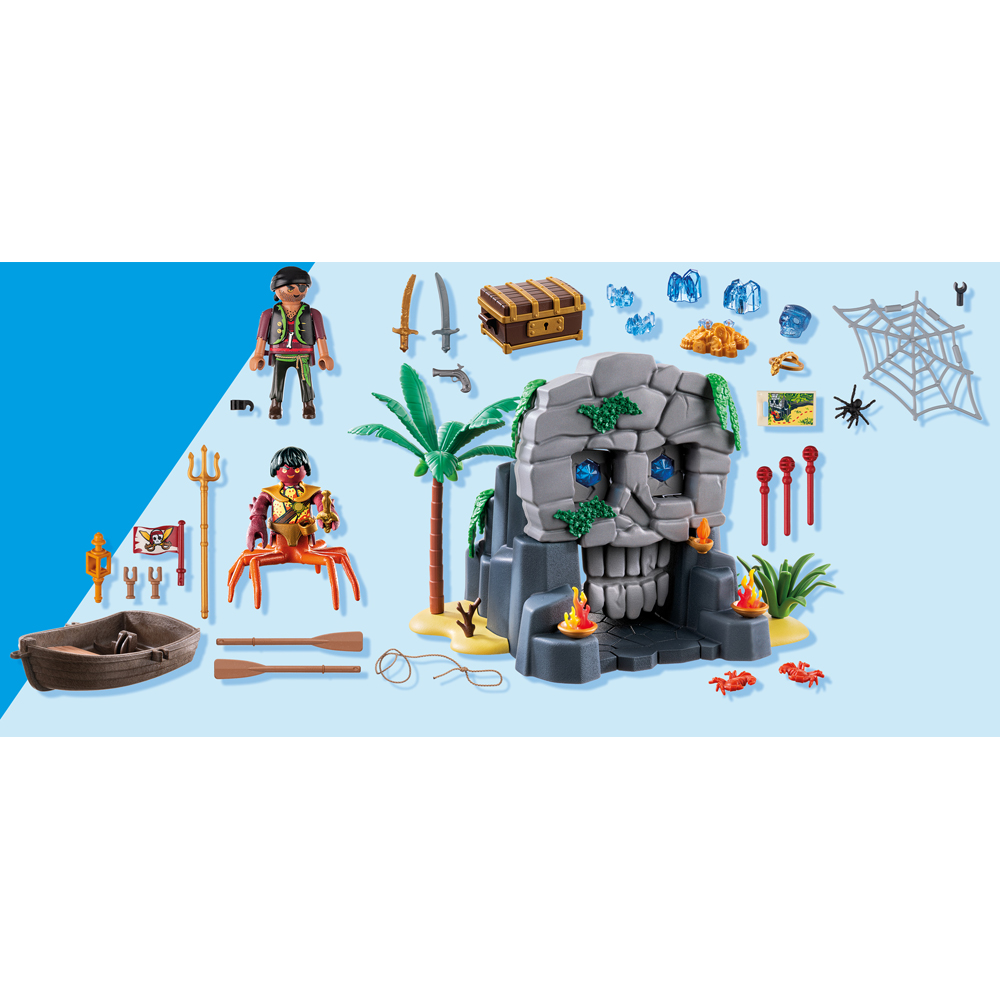 Playmobil Pirates Skull Island Playset 73 Piece Image 8