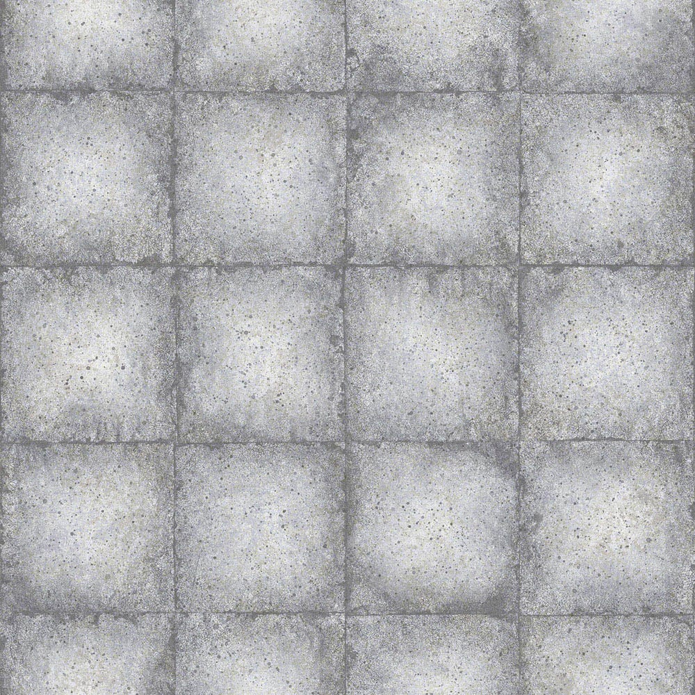 Galerie Ambiance Tile Grey Wallpaper Image 1