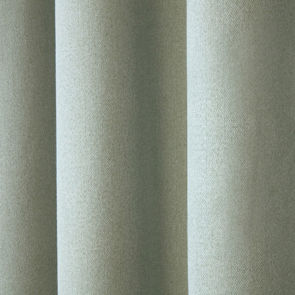 Linden Washable Blackout CurtainGreen183cm168cm Image 3