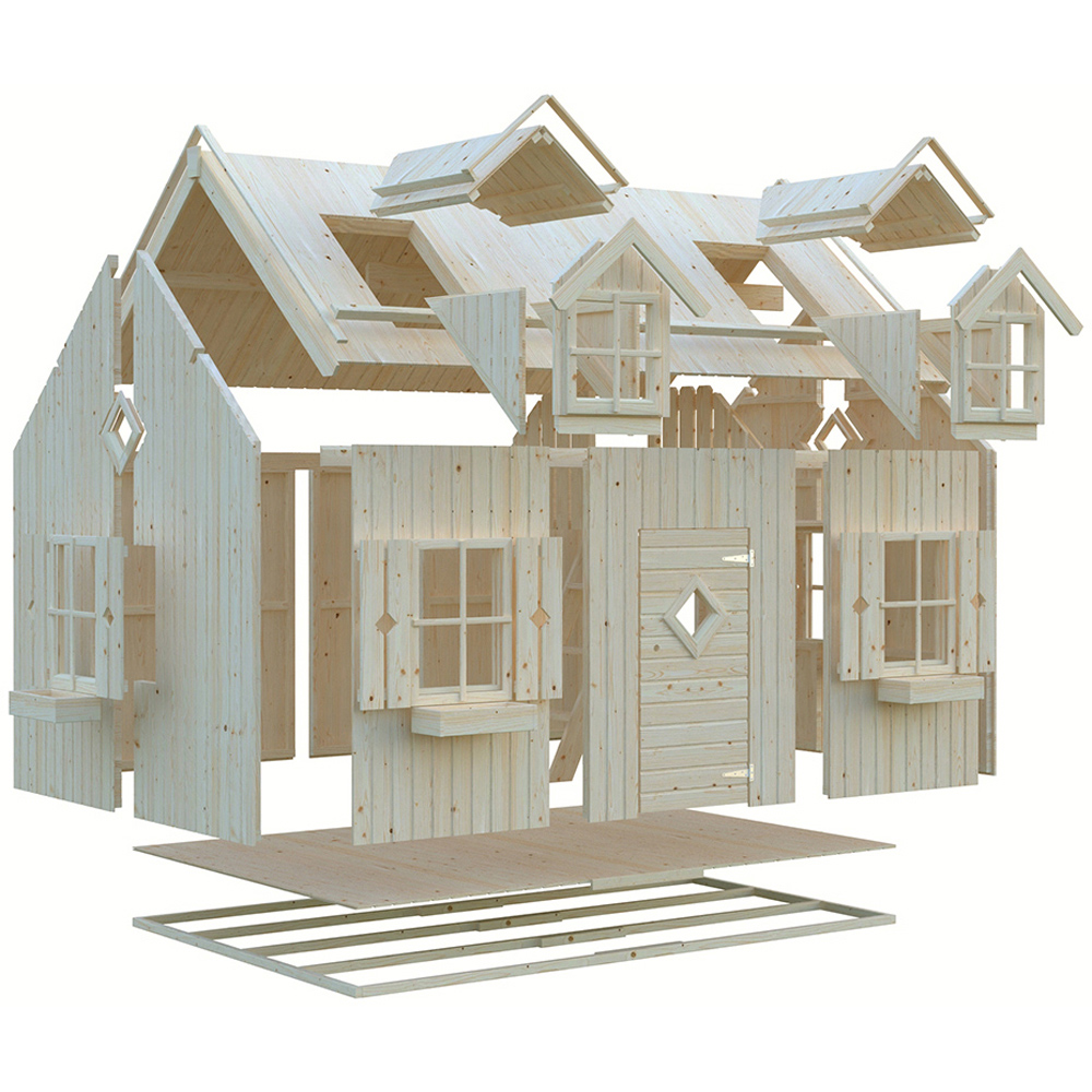 Palmako Marie 10.5 x 7.3ft Kids Wooden Playhouse Image 3