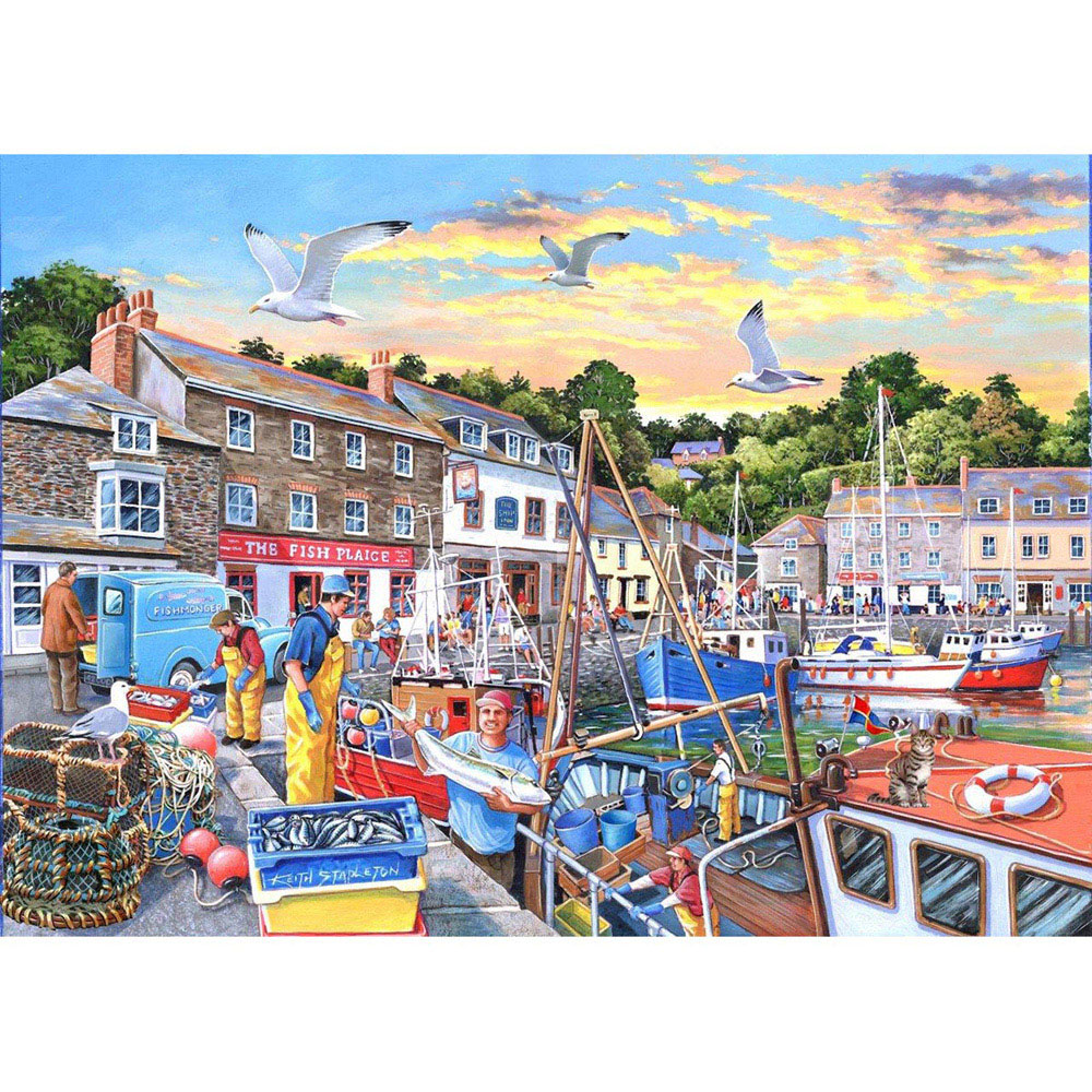 The House of Puzzles No. 26 Catch of the Day 1000 Piece Jigsaw Puzzle Image