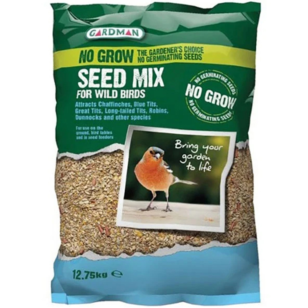 Gardman No Grow Wild Bird Seed Mix 12.75kg Image 1