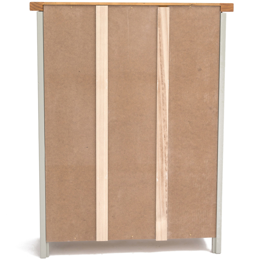 Bomporto 3 Shelf Light Grey Bookcase Image 5
