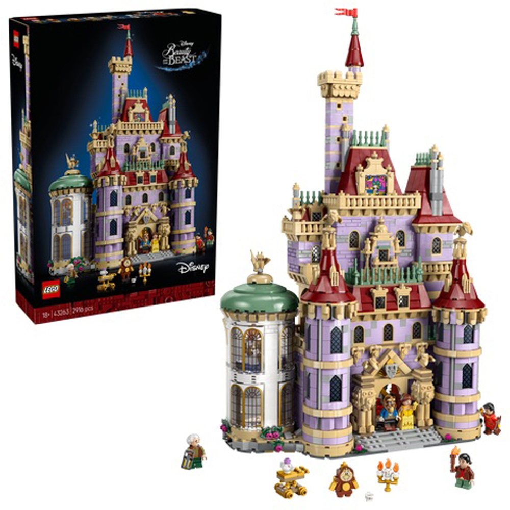 LEGO Disney 43263 Beauty And The Beast Castle Building Kit Image 2