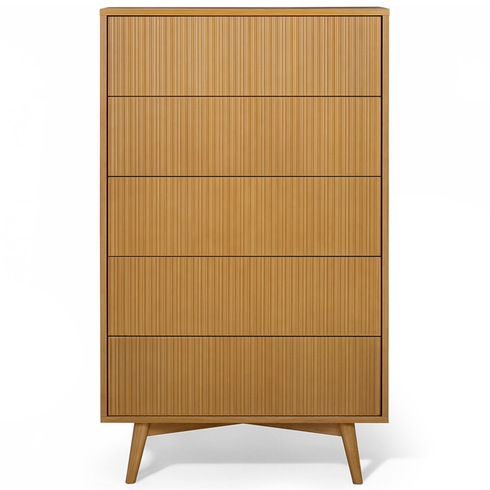 Teamson Home Tremolo 5 Drawer Natural Dresser Image 3