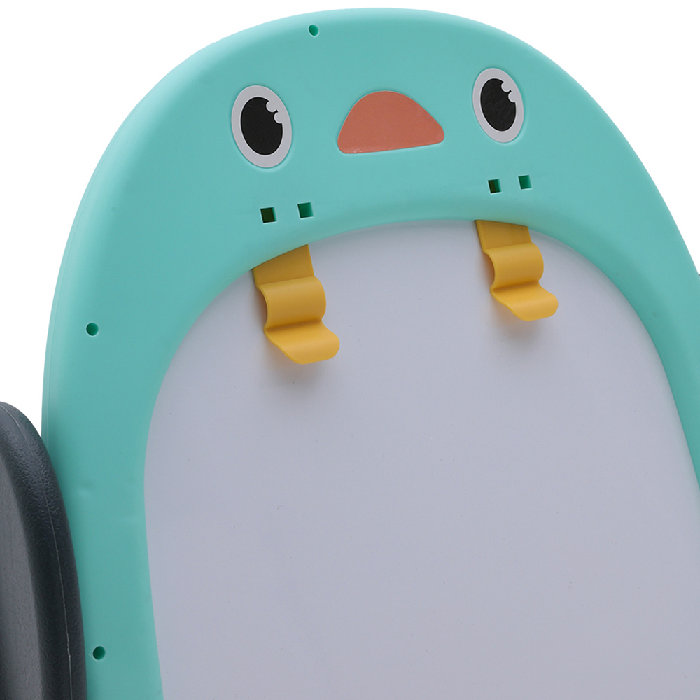 Living and Home Double Sided Adjustable Drawing Magnetic Easel with Board Games 68cm Image 4