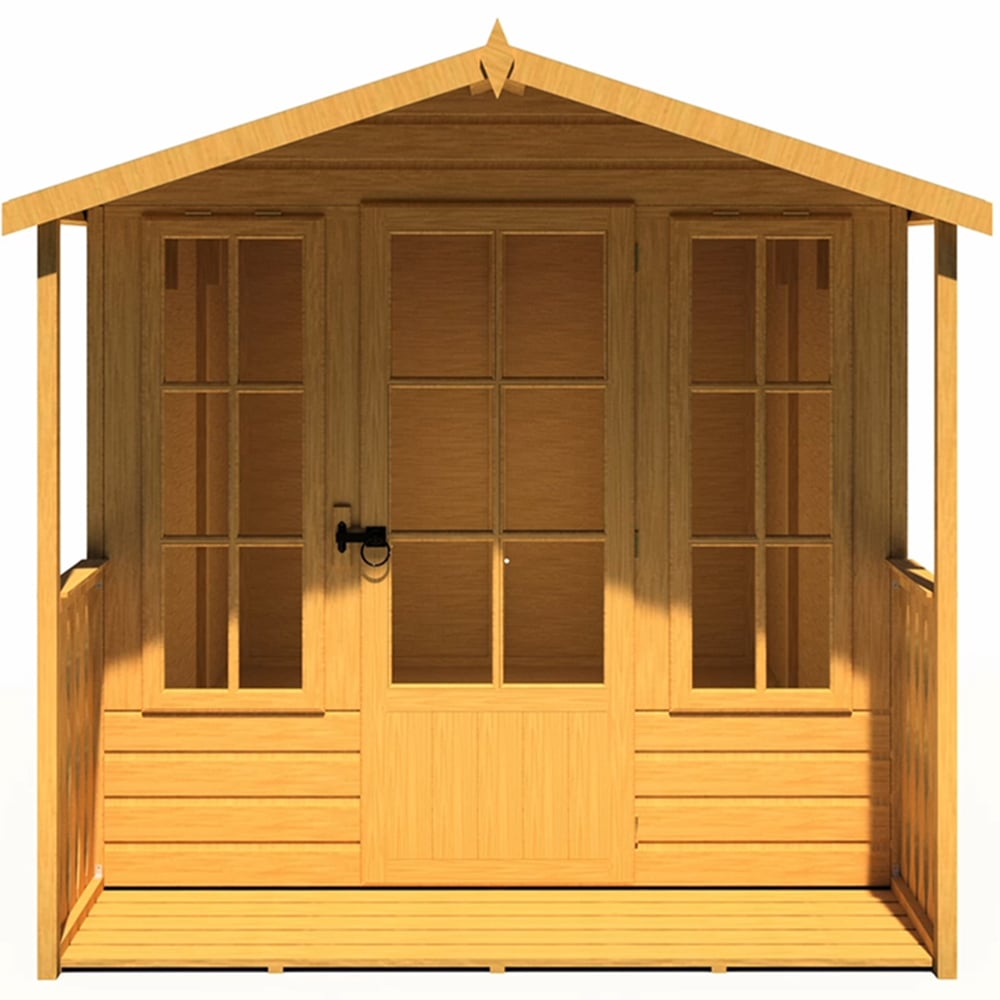 Shire 7 x 10ft Badminton Summerhouse with Veranda Image 5