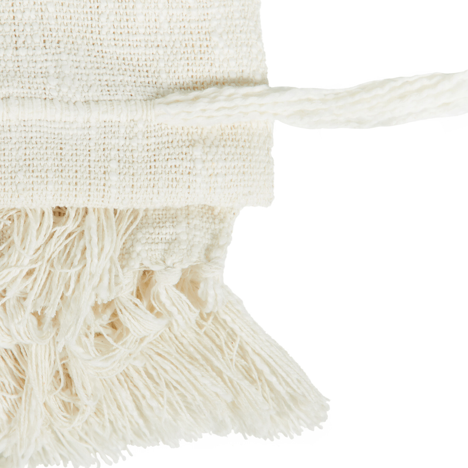 Eboni Tassel Throw - Natural Image 2