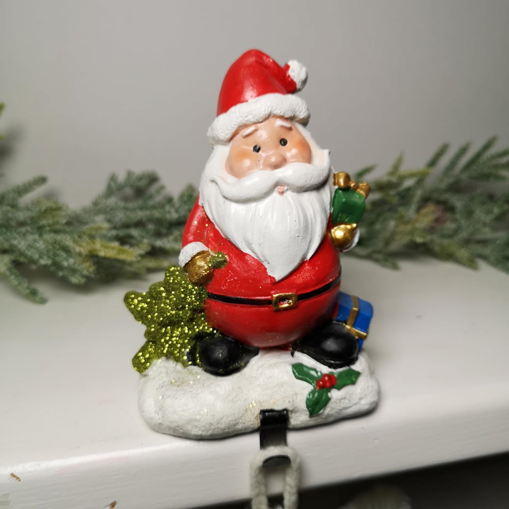 Premier Santa Design Christmas Stocking Hanger 13cm Image 3