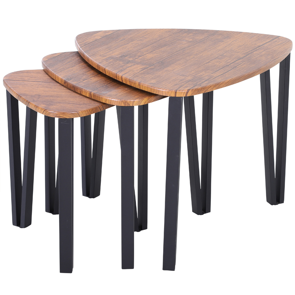 Portland Steel Nest of Tables Set of 3 Image 3