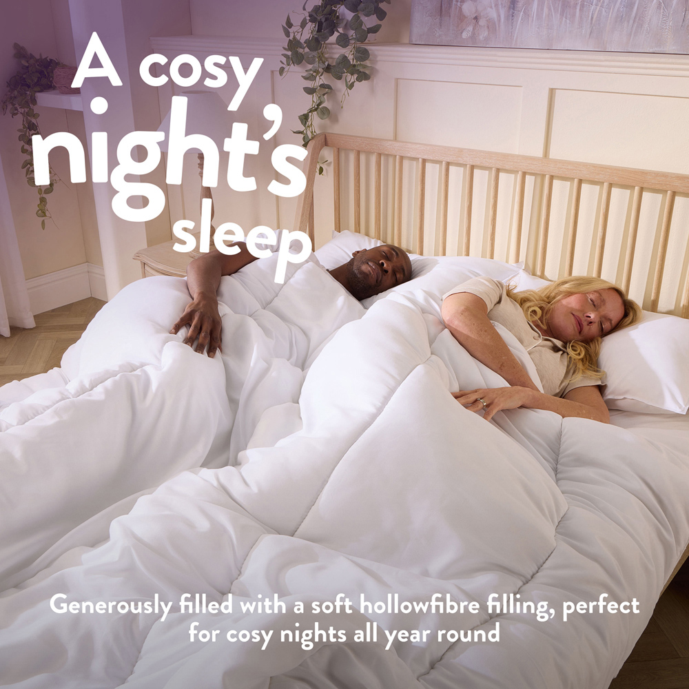 Slumberdown Double White All Seasons Combi Duvet 15 Tog Image 2