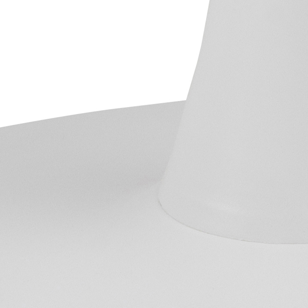 Florence Malta Ceramic Round Dining Table White Image 5
